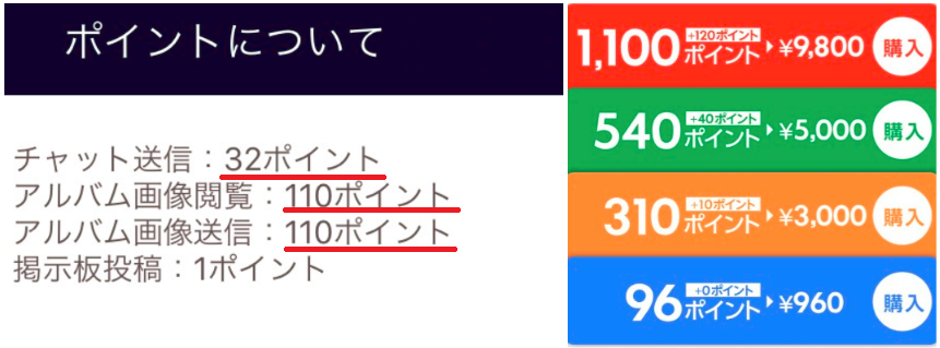 サクラ詐欺出会い系アプリ「GOEN」料金体系