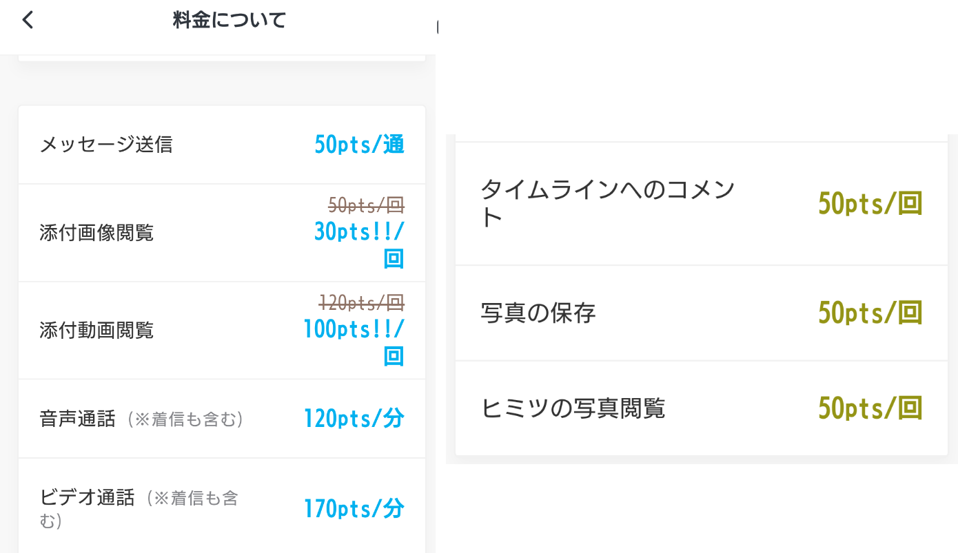 Again-チャットとビデオ通話でつながるSNS料金体系