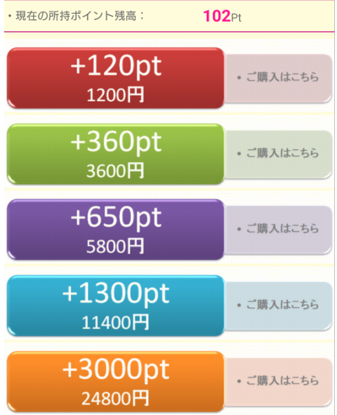 詐欺出会い系アプリ「ミラクルトーク」の料金体系