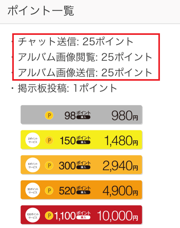出会い系SNSアプの料金体系