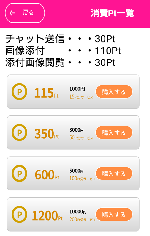 出会い系アプリ「熟年トーク」の料金